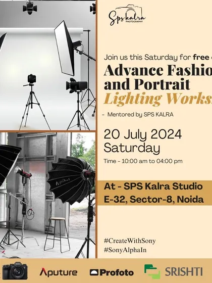Join our free class on Advanced Fashion and Portrait Lighting. This workshop is an opportunity to elevate your skills and learn about lighting, composition, and more from industry experts.