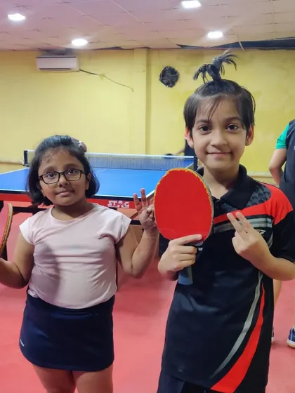 Meet two of our rising stars, Saanvi and Mishthi. Both were semifinalists in the Under-11 category at the Gaziabad District Championship, and we couldn't be prouder of their hard work.