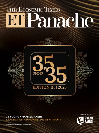 The elegant graphic for the 35 Under 35 list, a symbol of leadership and impact in the event industry.