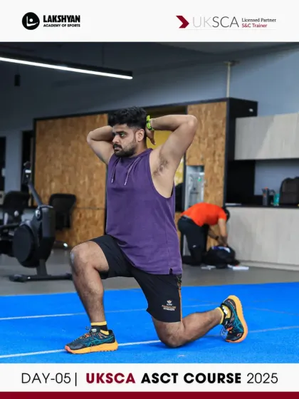 Lakshyan Academy of Sports - Coach & Trainer Education UKSCA Strength & Conditioning Certification photo 27