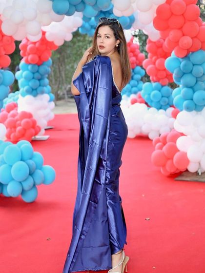 A powerful pose to celebrate womanhood at the Tata Neu event.