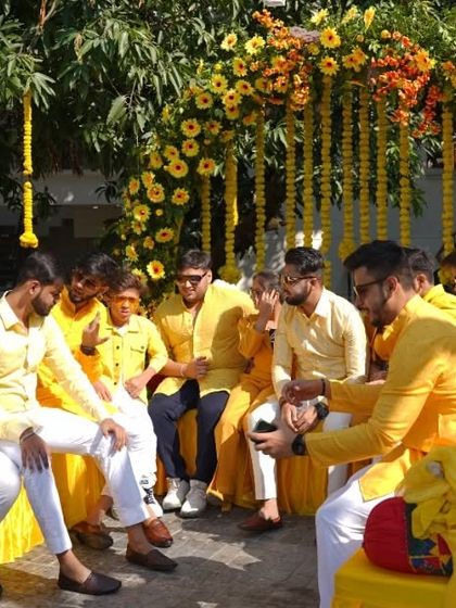 Vibrant Haldi & Mehendi Celebrations photo 94