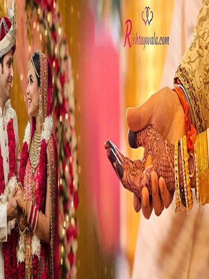 A collage showing a couple's journey from their wedding day to holding hands, symbolizing the start of their new life together.