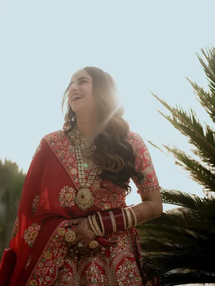A bride's radiant smile, caught in the golden hour light. My goal is to capture your natural happiness and the beautiful light that surrounds you on your special day.