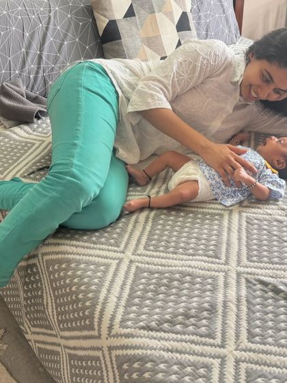 The reality of new mom life is full of these quiet, beautiful moments. My approach to fitness understands that recovery isn't just about exercise, it's about honouring this special time while gently taking care of your own body.