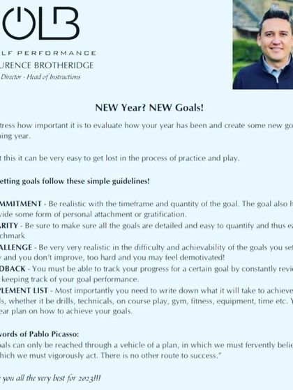 Our Director of Instructions, Laurence Brotheridge, shares insights on setting effective goals. We guide our students to create clear, challenging, and measurable goals for continuous improvement.