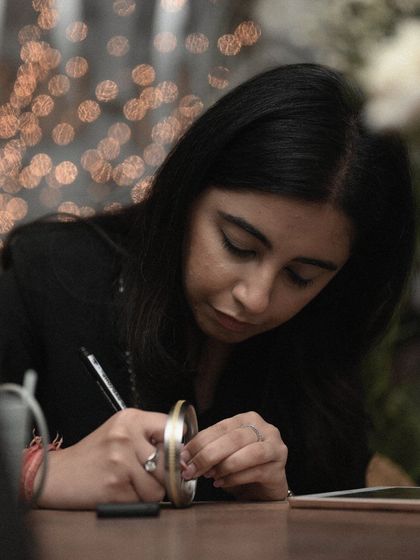 A guest personalizes an Altruist Kada Bracelet at our launch event. Each bracelet represents a contribution to empowering underprivileged girls through education.