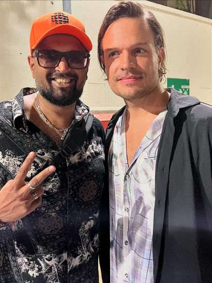 One with Argy of Afterlife records. It's always inspiring to connect with artists who are pushing the boundaries of melodic techno.