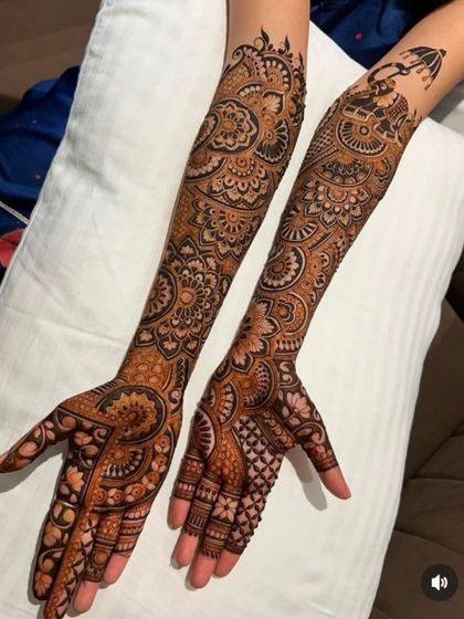 Kanha Mehandi - Bridal Mehndi Intricate Hand Designs photo 41