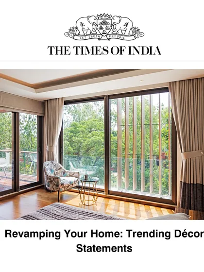 In a feature for The Times of India, partner Shubhra Dahiya discussed how to create "pretty corners" that foster a connection with nature. Integrating indoor plants and natural light promotes well-being and enhances any space.