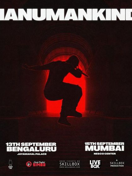 The official announcement for Hanumankind's sensational performance at Jayamahal Palace, a production we managed.