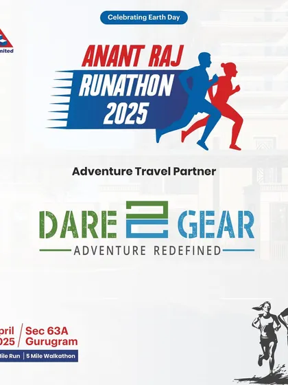 I infuse a spirit of adventure into my events. Partnering with Dare2Gear for the Anant Raj Runathon brings their expertise in outdoor adventure to our community run.