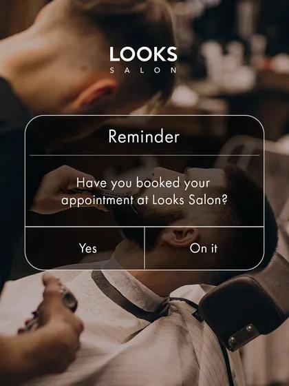 This is your friendly reminder to book a little 'me time'. Whether it's for a fresh haircut, a relaxing facial, or a full grooming session, there's a Looks Salon waiting to help you feel your best.