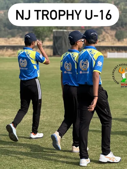 Our U-16 players on the field during the NJ Trophy. Wearing the team jersey with pride.