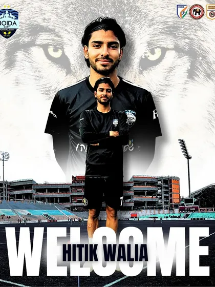 We are glad to announce our new prolific midfielder, Hitik Walia. Welcome to the Pride of Noida.