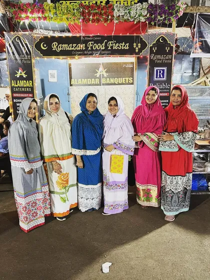 A group of ladies bringing their bright smiles to our Ramzan Food Fiesta.