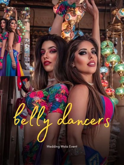 Our professional belly dancers are available to add a touch of mesmerizing, world-class entertainment to your wedding.