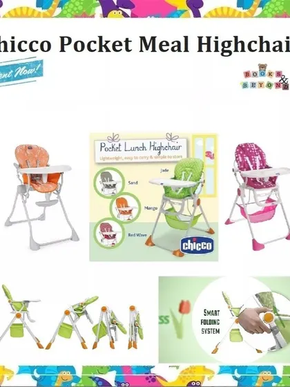 The Chicco Pocket Meal Highchair is a fantastic rental choice. It's lightweight, features a reclining backrest for comfort, and has a smart folding system for easy storage.