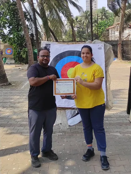 This student from our Bandra summer camp was delighted to receive her certificate. She's a great example of how practice leads to confidence.