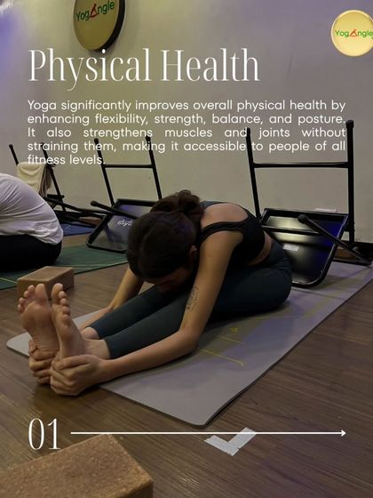 Your journey to better physical health begins on the mat. Yoga improves flexibility, strength, balance, and posture, making it an accessible practice for people of all fitness levels.