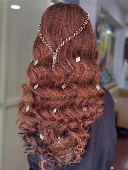 Bhavya Achar - Bridal & Occasion Styling Romantic Open & Half-Up Styles photo 69