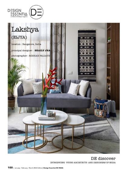 I was so thrilled to see my Project Lakshya featured in Design Essentia magazine. The article highlights my design philosophy of blending contemporary lines with California casual elegance to create timeless, functional, and personalized spaces.