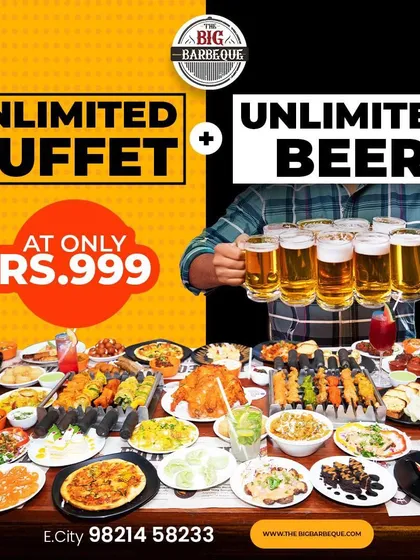 Why choose when you can have it all? Our unlimited buffet and unlimited beer offer is the ultimate combo for a perfect night out. Get ready for endless food and endless fun.