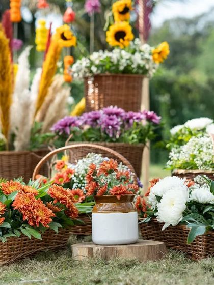 Vibrant Haldi & Mehendi Functions photo 68