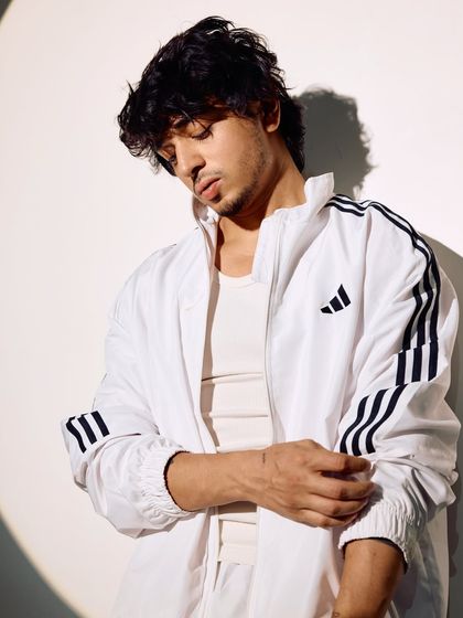 Another look from the Adidas tracksuit series.