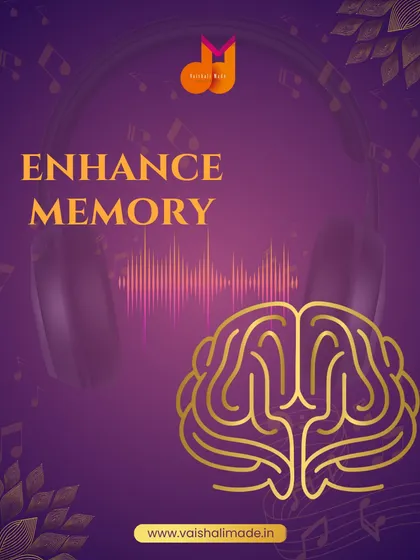 Music is a powerful tool to enhance memory. The patterns, rhythms, and lyrics in songs create strong neural pathways, helping to improve both short-term and long-term memory retention.