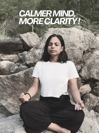 This is the ultimate goal. A calmer mind and more clarity. Yoga started as a physical practice for me, but it quickly healed my mind and reconnected me to my true self. This peace is available to you too.