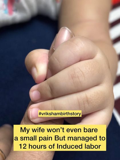 This message from a husband is so heartwarming. He was doubtful his wife could handle the pain of induced labor, but she used the techniques she learned and delivered their 3.5 kg baby with ease, without shedding a tear.