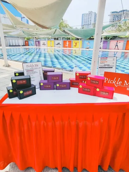 My hampers make for exciting and unique prizes. Here are my custom gift boxes ready for the winners at a Pickle Ball tournament, showing they are perfect for any corporate or sporting event.
