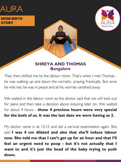 Shreya describes the "last date" she and her husband Thomas had as a couple in the labor room. Those four precious hours were a special time of connection before their baby arrived.
