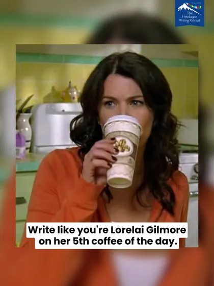 Channel your inner Lorelai Gilmore. Our program encourages you to write like you're on your fifth coffee of the day: full of energy, messy, and unstoppable.