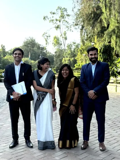 Sharing a laugh with friends who are also colleagues. The legal profession can be demanding, and having a strong support system makes all the difference.
