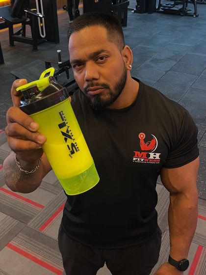 A straight-up message. Fuel your body with the right stuff and get to work.