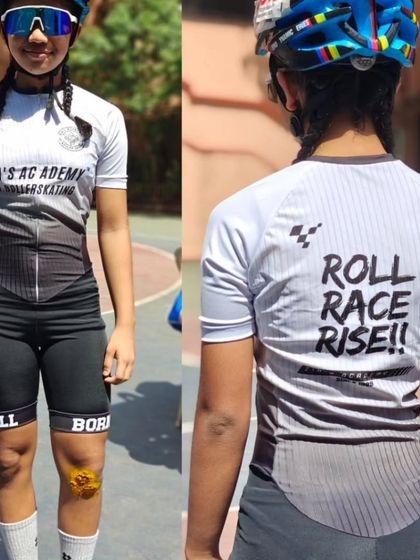 Roll, Race, Rise. The back of our jersey says it all. It's our motto and our mission.