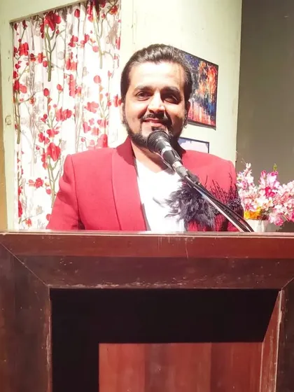 Proud and happy to host the 25th show celebration of the KVO Seva Samaj drama, "AAVJE." I also had the honor of singing all the songs for this wonderful play.
