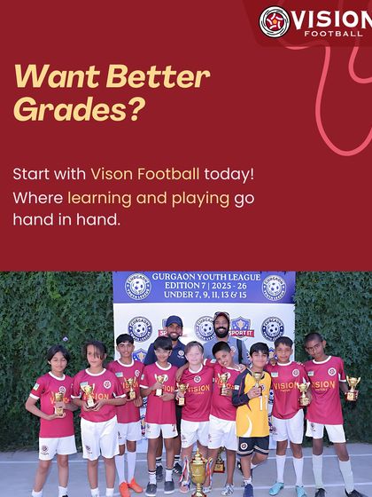 Looking for better grades? It might start on the football pitch. At Vision Football, we believe learning and playing go hand in hand.
