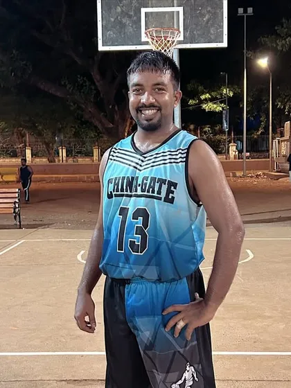 A solo shot of a Team Chinagate player, representing the experience and skill of our senior men's team.