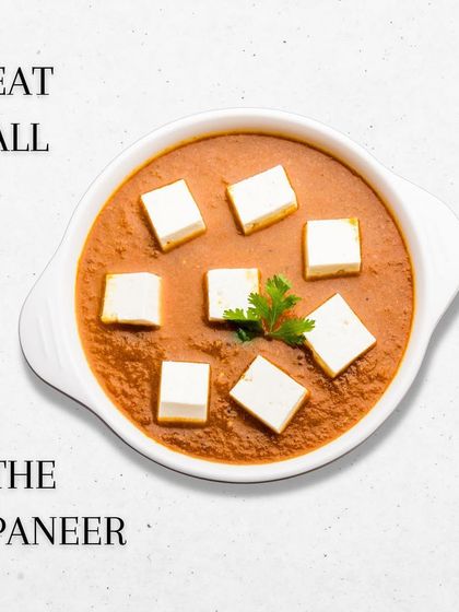 Eat all the paneer. With my ready-to-eat meals, your favorite paneer dish is only five minutes away.