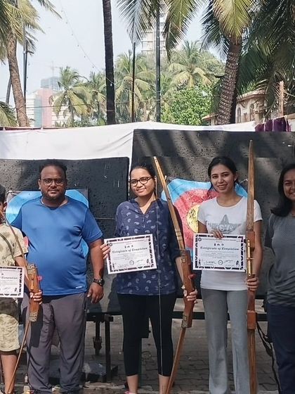 A group of our November graduates. This photo captures the mix of kids and adults who successfully completed the course together.