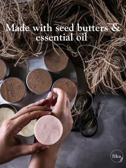 Discover the little luxury of my Mini Lotion Bars. Made with seed butters and essential oils, they melt on contact for instant, non-greasy hydration in a reusable, plastic-free tin.