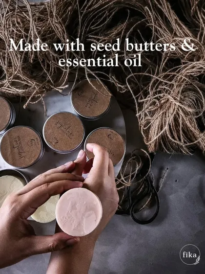 Discover the little luxury of my Mini Lotion Bars. Made with seed butters and essential oils, they melt on contact for instant, non-greasy hydration in a reusable, plastic-free tin.