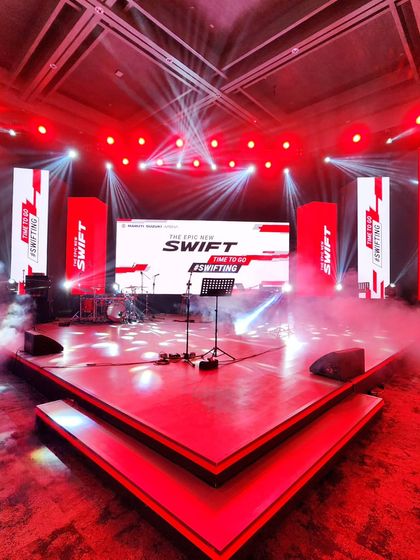 The stage is set for the epic new Swift 2024 event. I work with event teams to integrate seamlessly into large-scale productions with complex technical requirements.