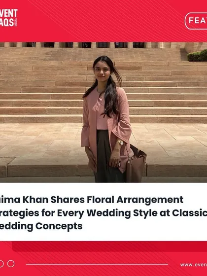 Learn from recognized industry leaders. This feature in EVENTFAQS highlights our expertise in floral arrangement strategies for different wedding styles. In our courses, we share these exclusive insights, teaching you how to apply classic, modern, and rustic floral designs.