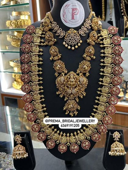 Prema - Bridal Jewellery Rental My Complete Collection: Temple & Antique Sets photo 19