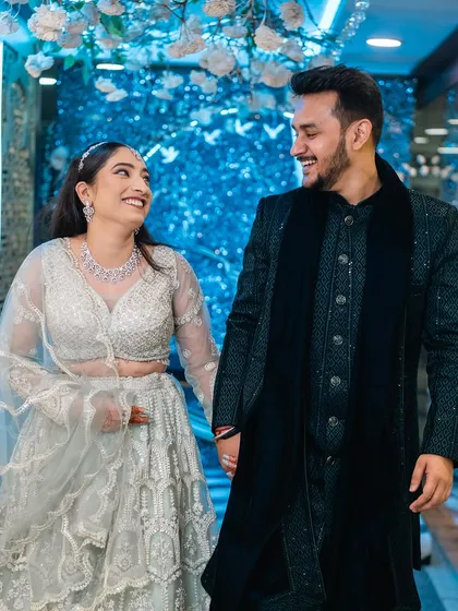 A simple walk, a shared smile. I believe the most beautiful photographs come from these natural, unposed interactions that show your true connection.