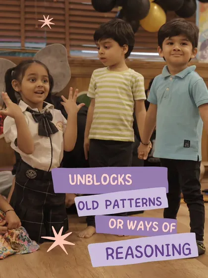 Creative drama helps unblock old patterns of reasoning. It encourages children to think flexibly and explore possibilities beyond the obvious.